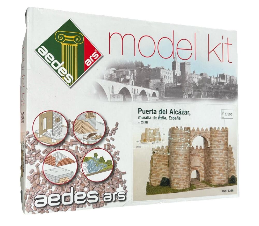 Puerta Del Alcazar Brick Model Kit 1/175 Scale Aedes Ars Made In Spain Heavy Box